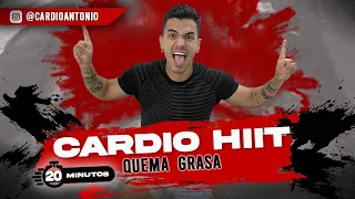 CARDIO HIIT | 20 MINUTOS ALTA INTENSIDAD 🔥