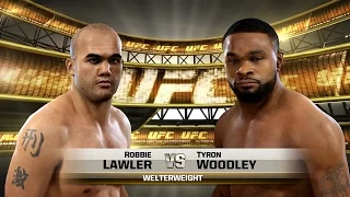 Robbie Lawler vs Tyron Woodley Gameplay Highlight - EA UFC Gameplay