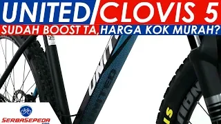 UNITED CLOVIS 5.0: MTB XC TERBARU 2019 KELAS PREMIUM HARGA MEDIUM!