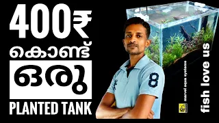 Planted tank in just 400 rupees.