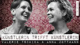 Künstlerin trifft Künstlerin - Anna Zottmann und  Valerie Tschida