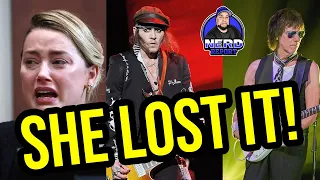 IDIOTS! Amber Heard &  Eve Barlow LOSE IT Over Johnny Depp UK Concert!