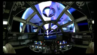 Millennium Falcon Projection Mapping Draft 1 Interior view