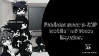 Fandoms react to SCP Mobile Task Force Explained