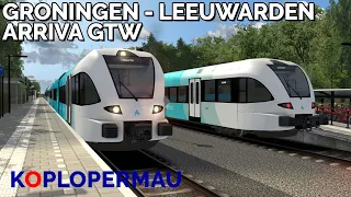 Train Simulator 2023: Van Groningen naar Leeuwarden met Arriva GTW (gaat fout)