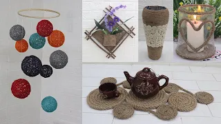 8 Jute craft ideas home decorating ideas handmade 2021