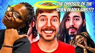 The 7 Heavenly Virtues As YouTubers By Ryan Pictures | AyItsUsFamily Reacts