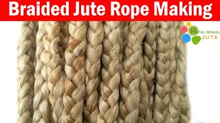 How to make 3-ply Jute Rope At Your Home