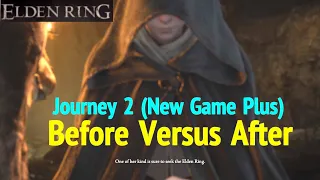 What you keep in Journey 2 of Elden Ring: New Game Plus (Before vs After)