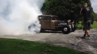 Glenn Longley's chopped Model A burnout