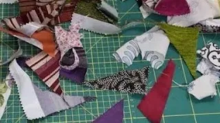 New great sewing idea from leftover fabric. Patchwork for beginners. Idea for love day, easy to sew