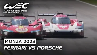 James Calado (Ferrari Hypercar 51) overtakes Dane Cameron for P6 I 2023 6 Hours of Monza I FIA WEC