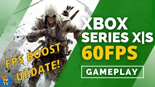 Assassin's Creed 3 Remastered 60FPS Boost Update Xbox Series X|S Gameplay | Pure Play TV