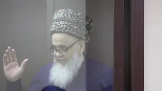 Старейшина Ахмед Барахоев дает показания в "Ингушском деле"