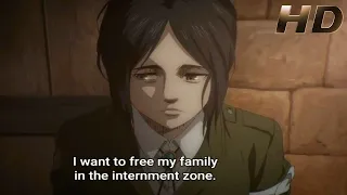 Pieck betrays marley and joins eren? || Attack on titan season 4 episode 16 || english sub 1080p hd