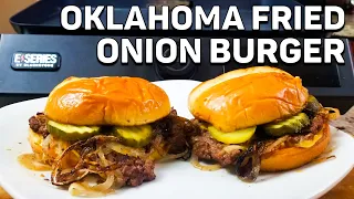 Oklahoma Onion SmashBurger for Beginners on the E-Series Blackstone