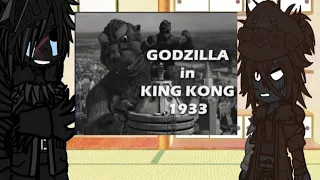 Monstervers kajius react godzilla in King Kong 1933