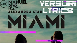Manuel Riva Feat. Alexandra Stan - Miami  (Lyrics /  Versuri)