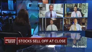 Markets sell off into the close