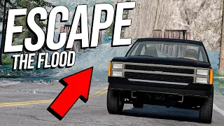 This BeamNG ESCAPE THE FLOOD Map Terrified Me