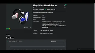 Claiming Flag Wars Headphones | [FREE UGC LIMITED INGAME]