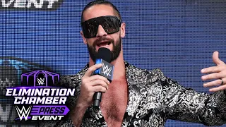Seth “Freakin” Rollins leads Perth crowd in trashing The Rock: Elimination Chamber Press Event