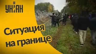 Мигранты с территории Беларуси штурмуют польскую границу