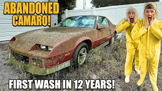 First Wash in 12 Years: BARN FIND Camaro ft. Robby Layton! | Car Detailing Restoration