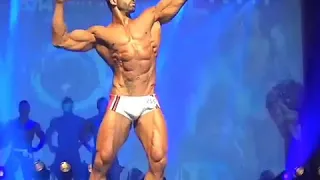 Sergi Constance posing at muscle pro show
