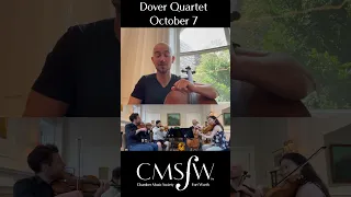 Dover Quartet returns to CMSFW, October 7, 2023! #chambermusic #stringquartet