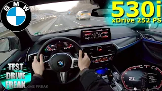 2022 BMW 530i xDrive Touring M Paket 252 PS TOP SPEED AUTOBAHN DRIVE POV