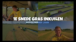 Gras hakselen / Grass silage,  Dutch Farmer John