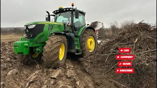 Am luat alt #pamant in #Arenda , dar am arat prin maracini #MadalinAGRO #tractor #vlog #johndeere