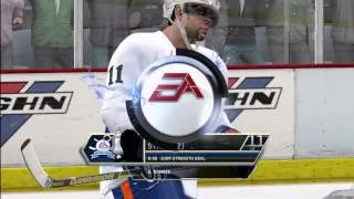 NHL 12 EASHL Crazy Glitchy Goal, WTF?