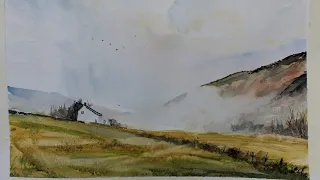 How to create atmosphere and texture to your watercolour paintings!