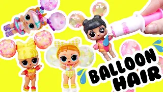 LOL Surprise DIY Water Balloon Surprise Dolls During Vacation! Crafts for Kids