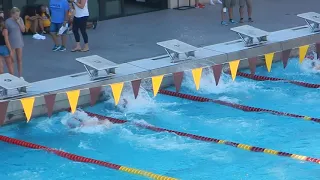 Dylan Carter, Christian Quintero - 100 free final - LA Invite (7/12/19)