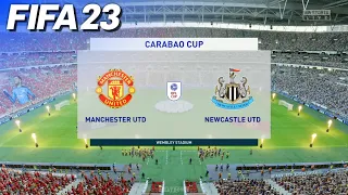 FIFA 23 - Manchester United vs. Newcastle United | #CarabaoCupFinal