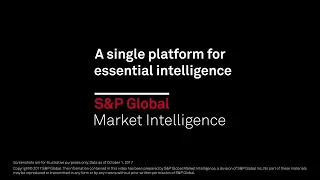 The Market Intelligence Platform
