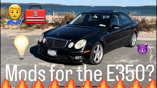 Mercedes W211 E350 Mods Body kit, rim, paint x drive, exhaust sounds