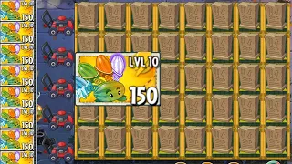 PVZ 2 Challenge - Melon Pult & Winter Melon Plants Vs 8 Type Gravestone - All Gargantuar Zombies 2