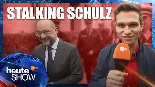 Fabian Köster verfolgt Martin Schulz quer durch die Republik | heute-show vom 15.09.2017