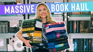 huge book haul 💜✨ 40+ fantasy romance and contemporary romance special editions