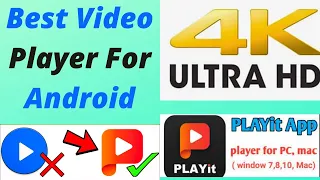 Best video player | Best Video Player Apps For Android 2022 | play it player | best player 4k