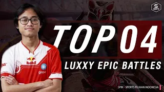 BTR Luxxy TOP 4 PLAYS Epic Battles PUBG PMWL East 2020 - INDONESIA vs the WORLD
