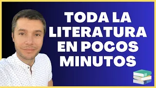 RESUMEN RESUMIDO 📎 Toda la HISTORIA DE LA LITERATURA ESPAÑOLA en 15'