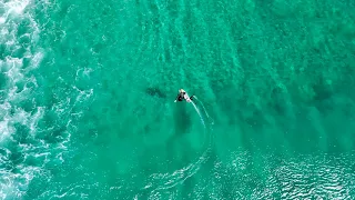 2-min ride on a single wave at Wategos, Byron Bay | Foil Surfing