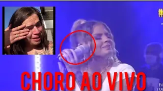 Luisa Sonza CHORA ao cantar música feita para Whindersson Nunes em Live