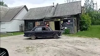 Пьяная дорога🚘доделали курятник🐔