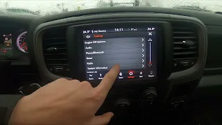 How to Enable or Disable AF for Car Radio in Dodge Ram 1500 II ( 2019 - now ) | Use AF in Radio